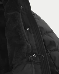 Faux Fur-Lined Puffer Parka