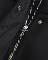 Faux Fur-Lined Puffer Jacket