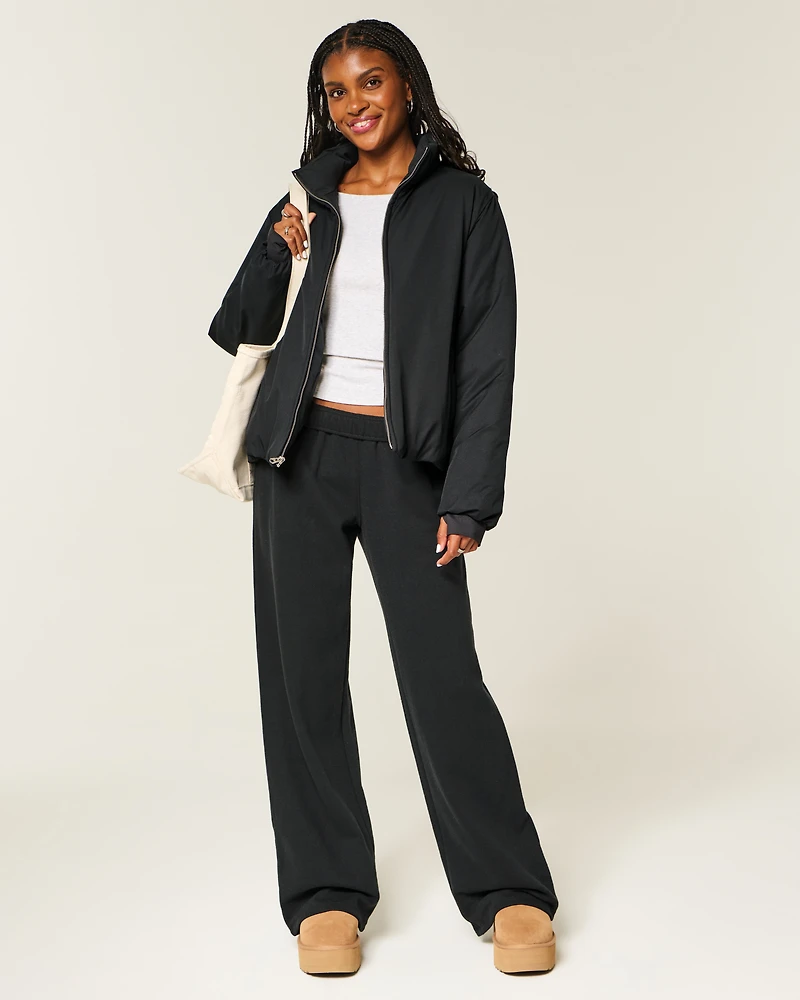 Zip-Up Puffer Jacket