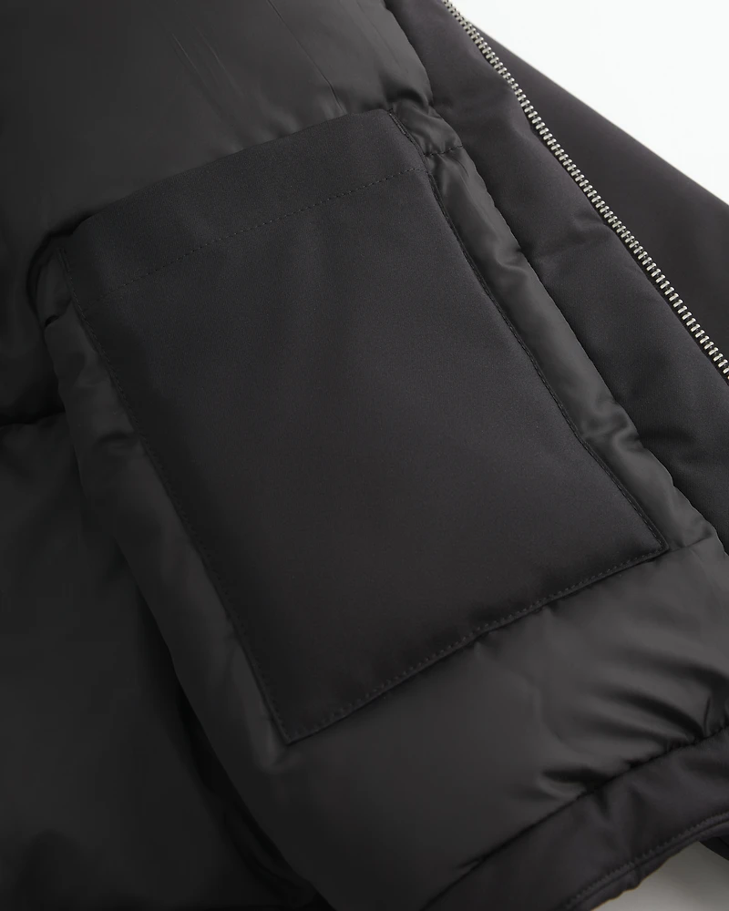 Zip-Up Puffer Jacket