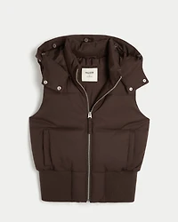 Y2K Puffer Bomber Vest