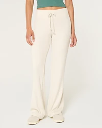 Cozy Ribbed Flare Pants