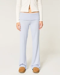 Cozy Knit Foldover Waist Sleep Pants