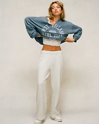 Wide-Leg Sweatpants
