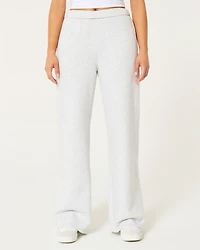 Wide-Leg Sweatpants