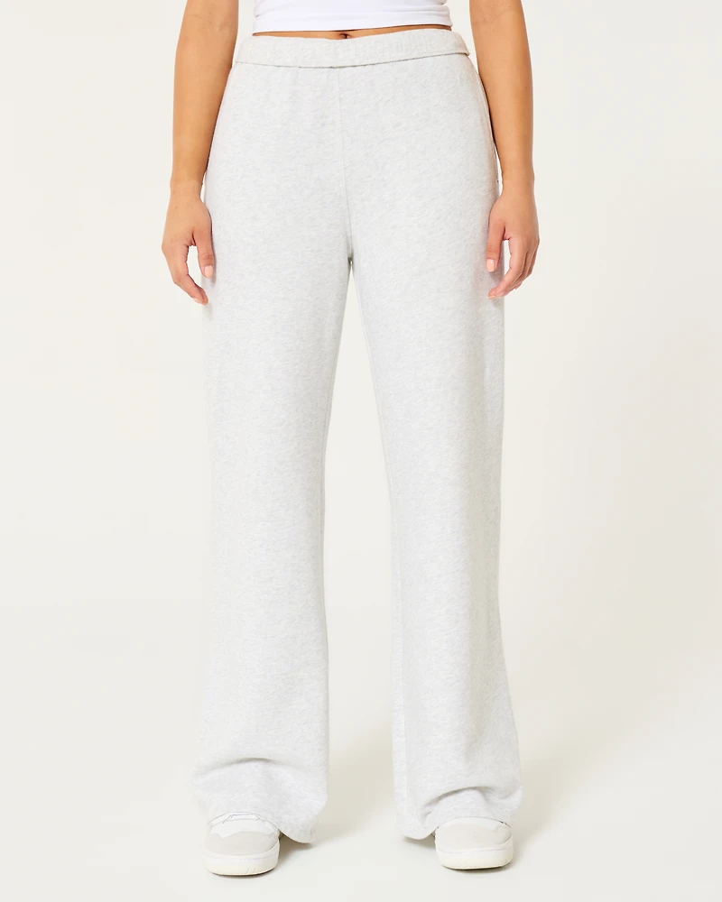 Wide-Leg Sweatpants