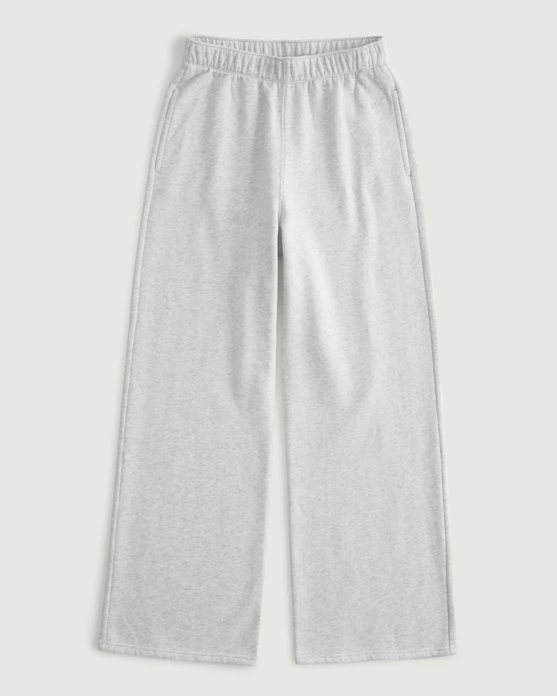 Wide-Leg Sweatpants