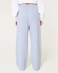 Hollister Feel Good Wide-Leg Fleece Pants