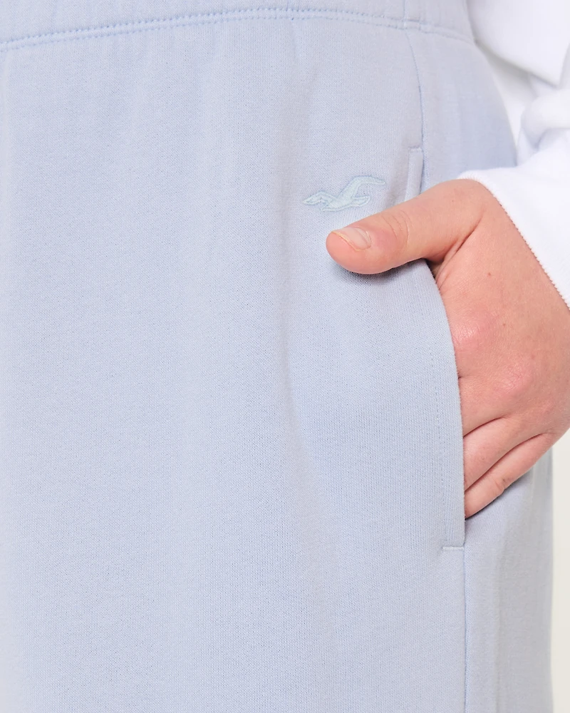 Hollister Feel Good Wide-Leg Fleece Pants