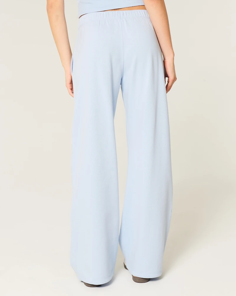 Wide-Leg Sweatpants