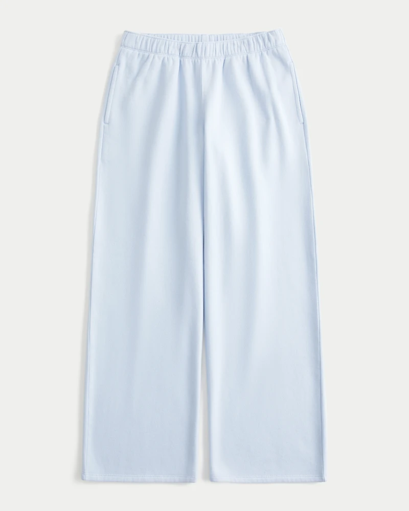 Wide-Leg Sweatpants