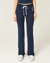 Number Graphic Boot Sweatpants