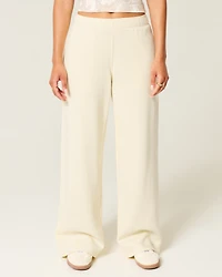 Love You Graphic Wide-Leg Sweatpants