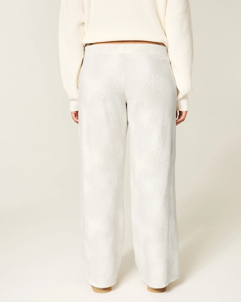 Doe Print Baggy Sweatpants