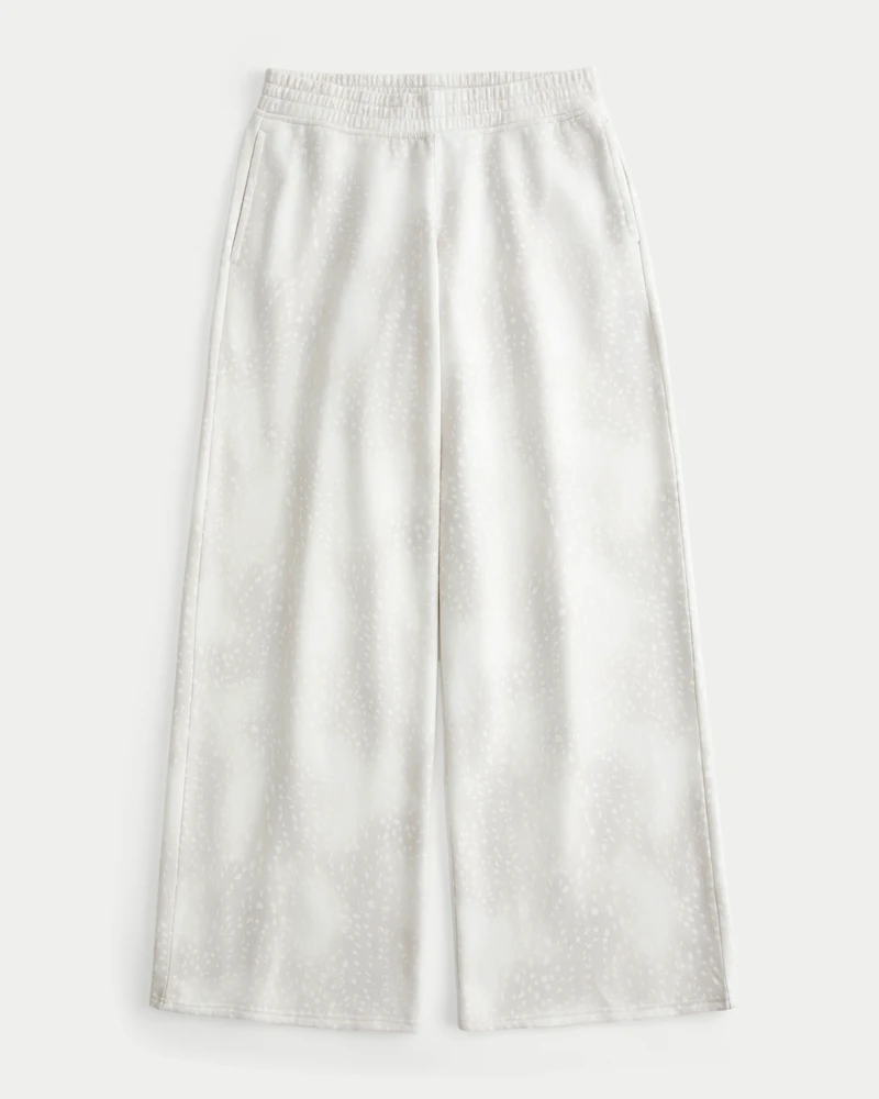 Doe Print Baggy Sweatpants