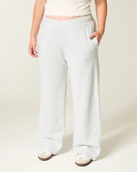 Bow Graphic Wide-Leg Sweatpants