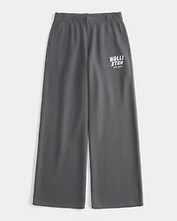 Wide-Leg Logo Sweatpants
