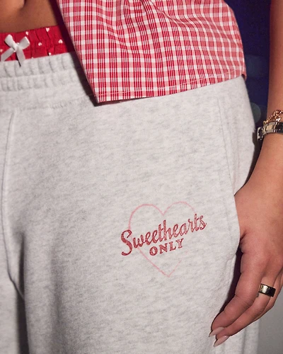 Hollister Feel Good Sweetheart Graphic Baggy Sweatpants