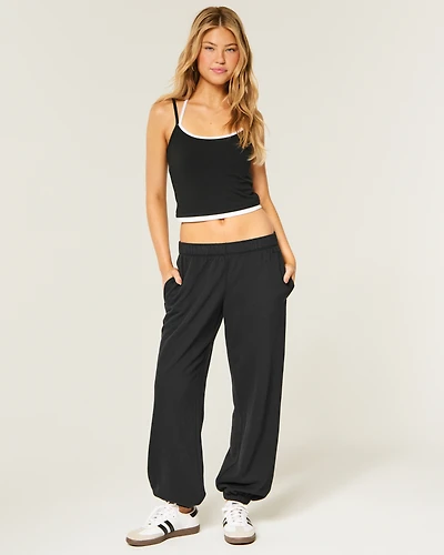 Hollister Feel Good Low-Rise Fleece Joggers