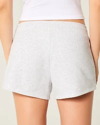 Star Graphic Fleece Mini Shorts