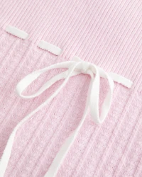 Tie-Front Sweater Tank