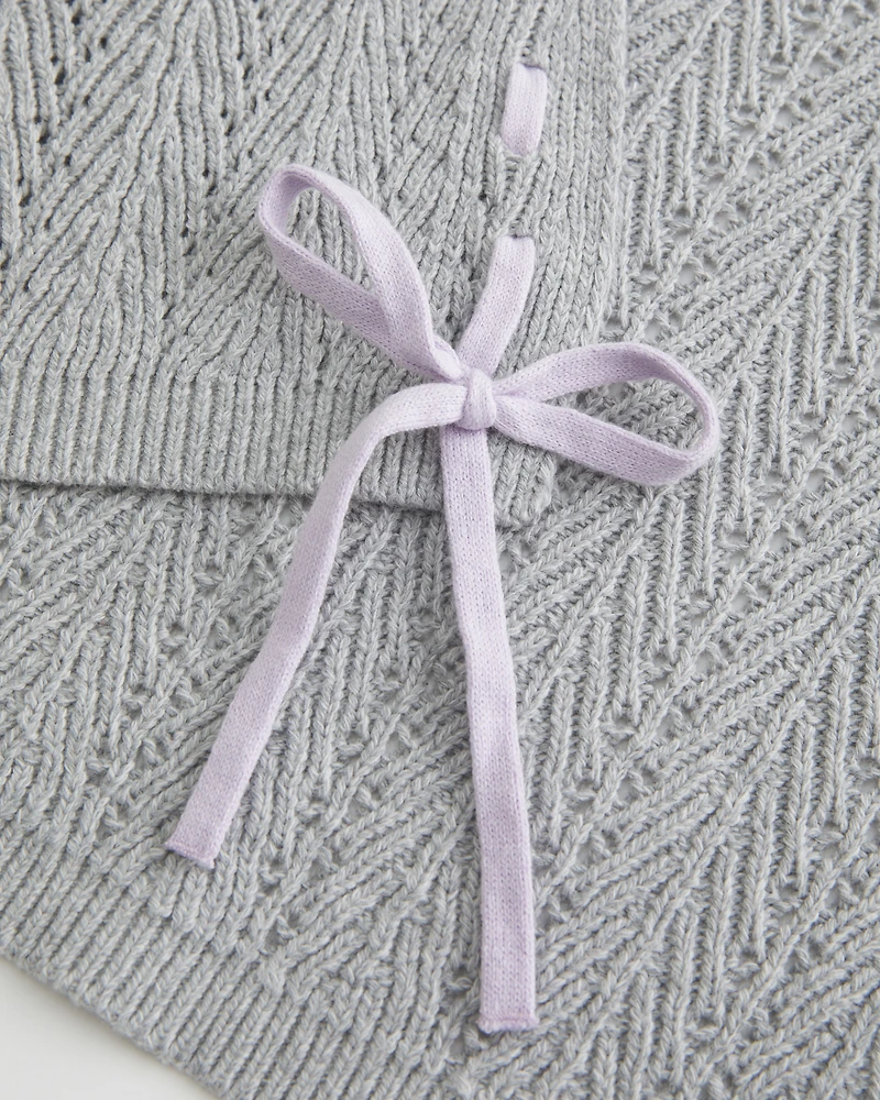 Easy Textured No-Close Cardigan