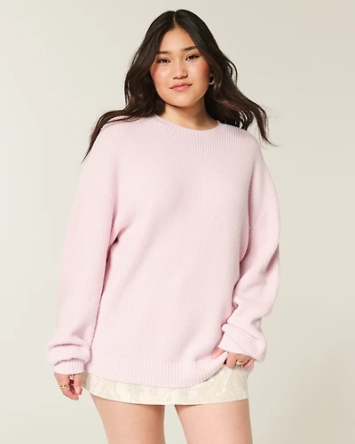 Oversized Crew Sweater