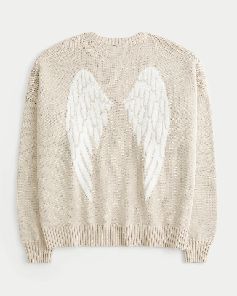 Easy Wings Graphic Crew Sweater