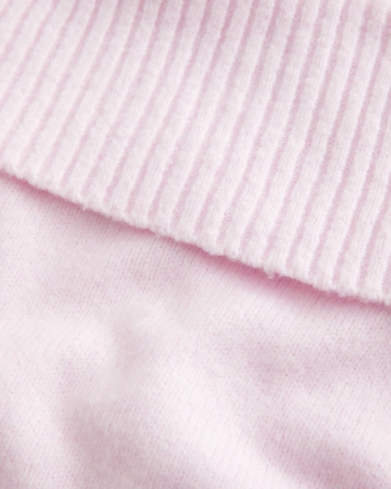 Hollister Comfy Cloud Foldover Off-the-Shoulder Sweater