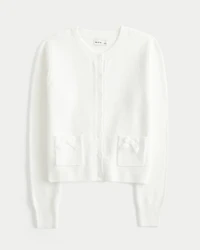 Hollister Comfy Cloud Bow Pocket Cardigan