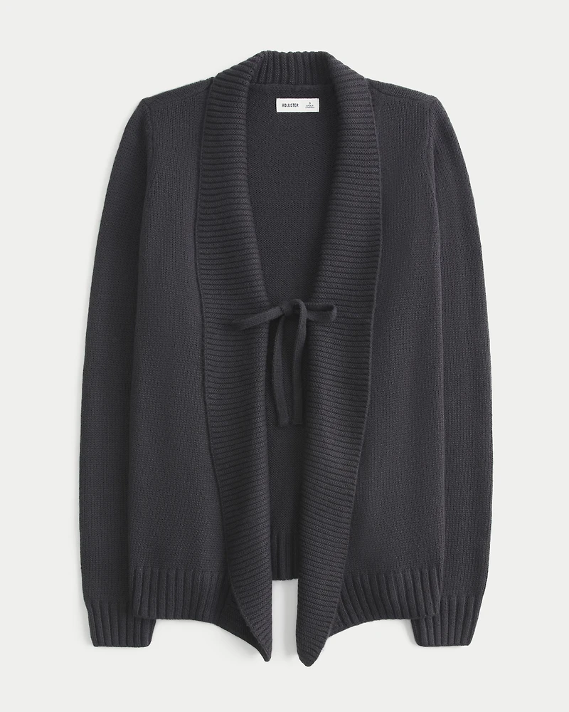 Boho Tie Front Cardigan