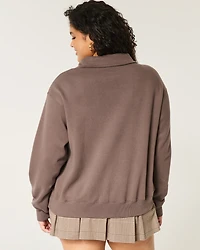 Easy Copenhagen Graphic Half-Zip Sweatshirt