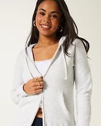 Slim Zip-Up Hoodie