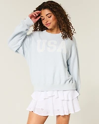 Easy USA Graphic Crew Sweatshirt