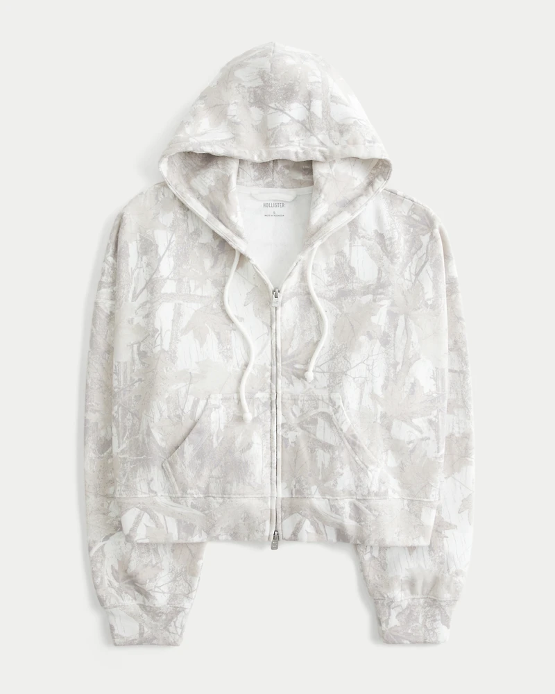 Easy Camo Zip-Up Hoodie