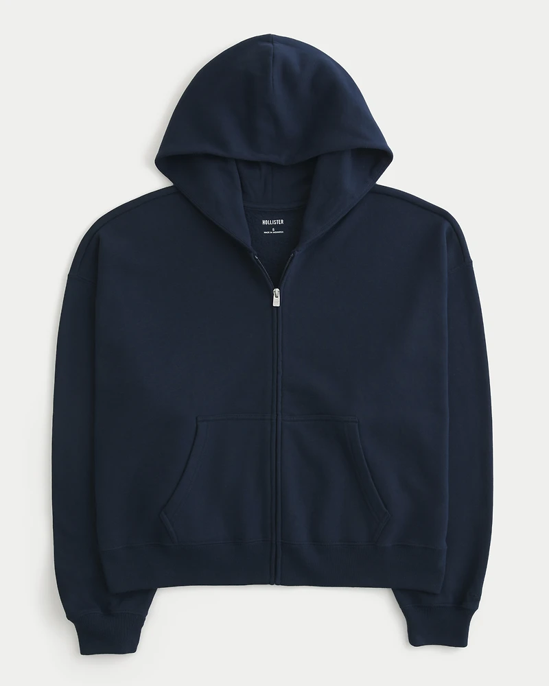 Oversized Zip-Up Hoodie