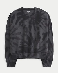 Easy Tie-Dye Pattern Crew Sweatshirt