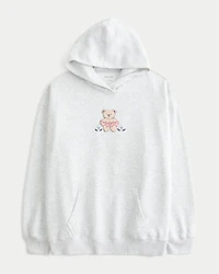 Teddy Bear Graphic Hoodie