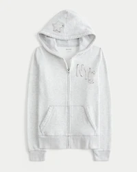 NYC Graphic Zip-Up Hoodie