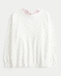 Oversized Back Bow Sweatshirt