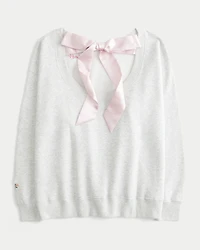 Oversized Class of '26 Back Bow Sweatshirt