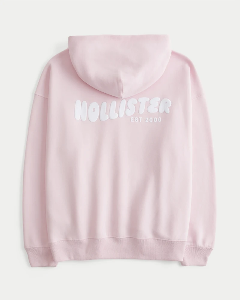 Hollister Feel Good Oversized Graphic Hoodie