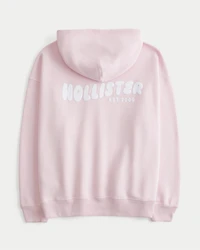 Hollister Feel Good Oversized Graphic Hoodie