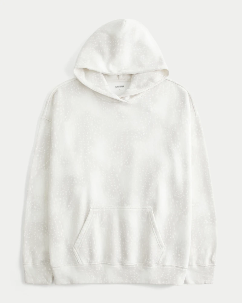 Oversized Doe Print Hoodie