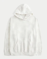 Oversized Doe Print Hoodie
