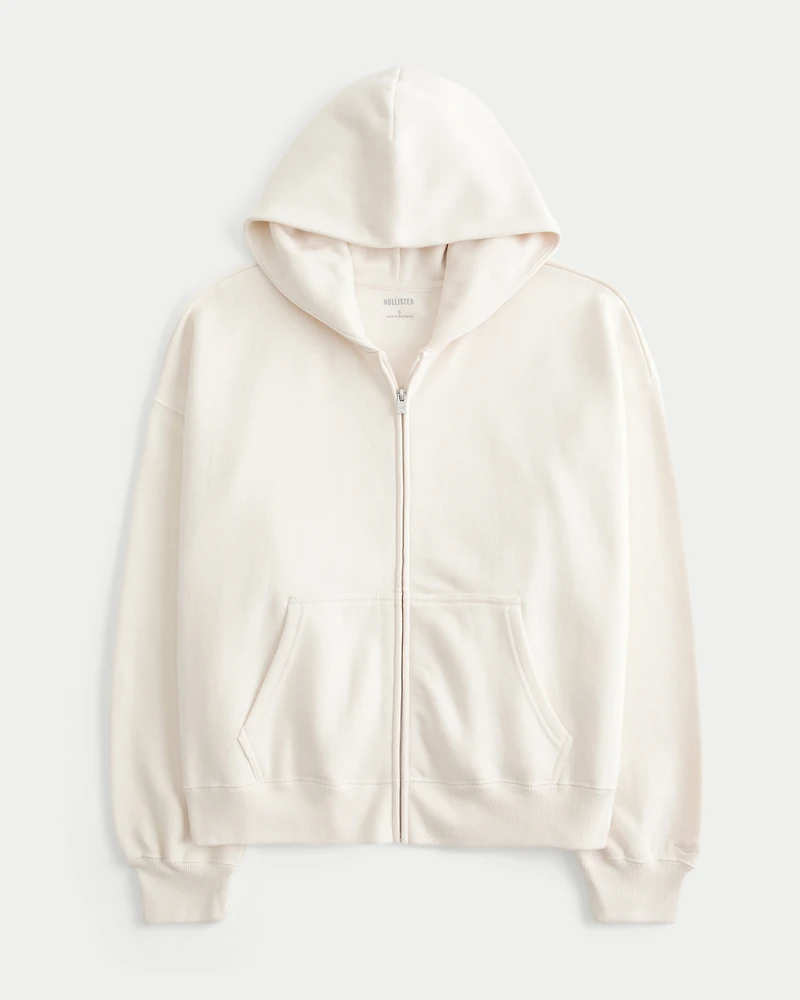 Oversized Zip-Up Hoodie