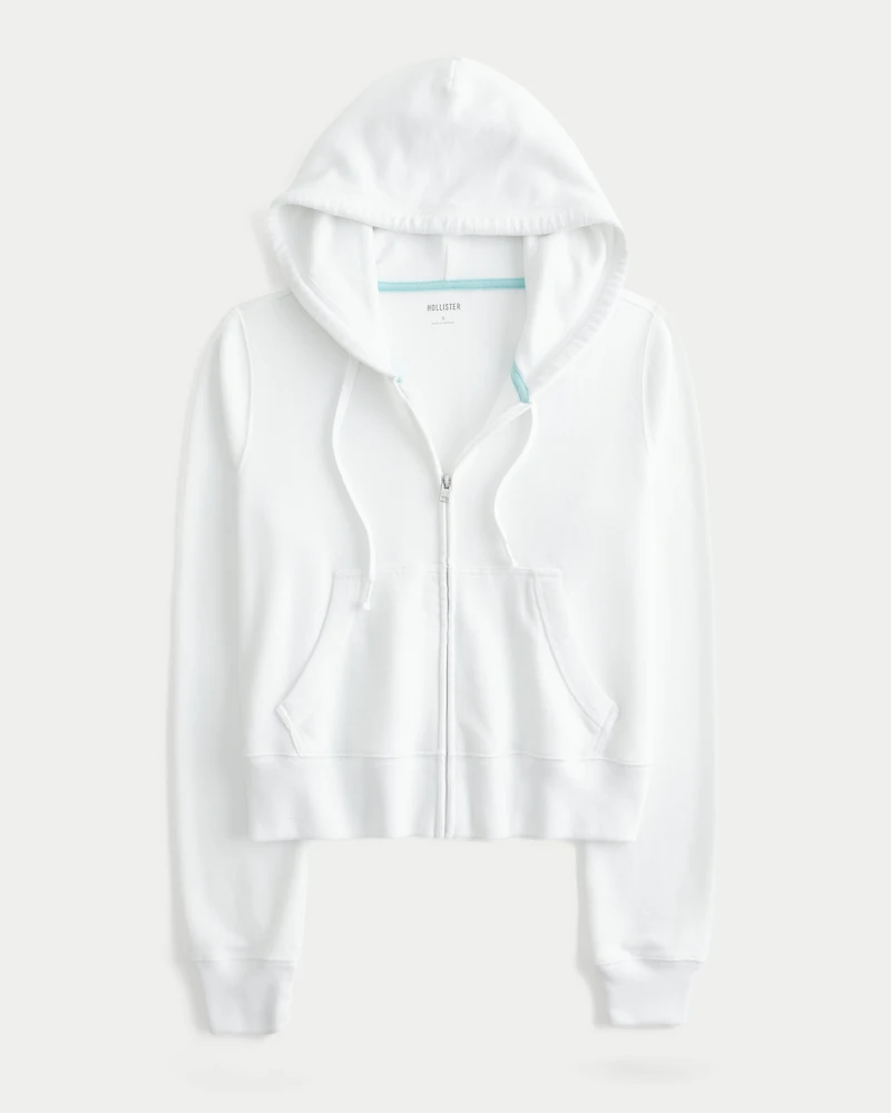 Hollister Feel Good Terry Zip-Up Hoodie