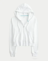 Hollister Feel Good Terry Zip-Up Hoodie