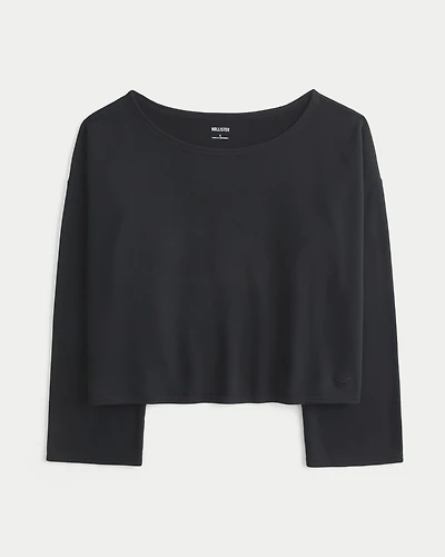 Easy Off-the-Shoulder Sweatshirt