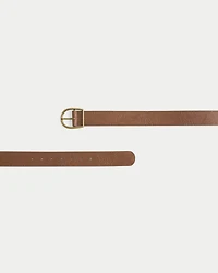 Embossed Faux Leather Belt